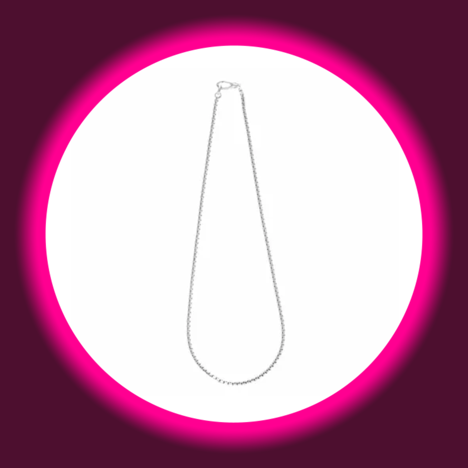 venezianische Kette aus 925 Sterling Silber mit Karabinerverschluss