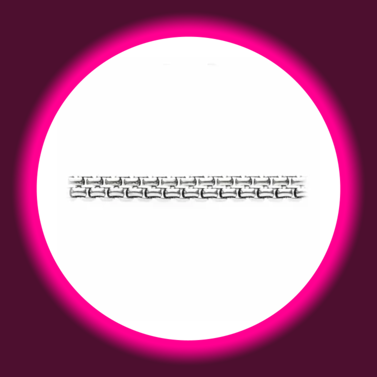 Detailansicht venezianische Kette aus 925 Sterling Silber