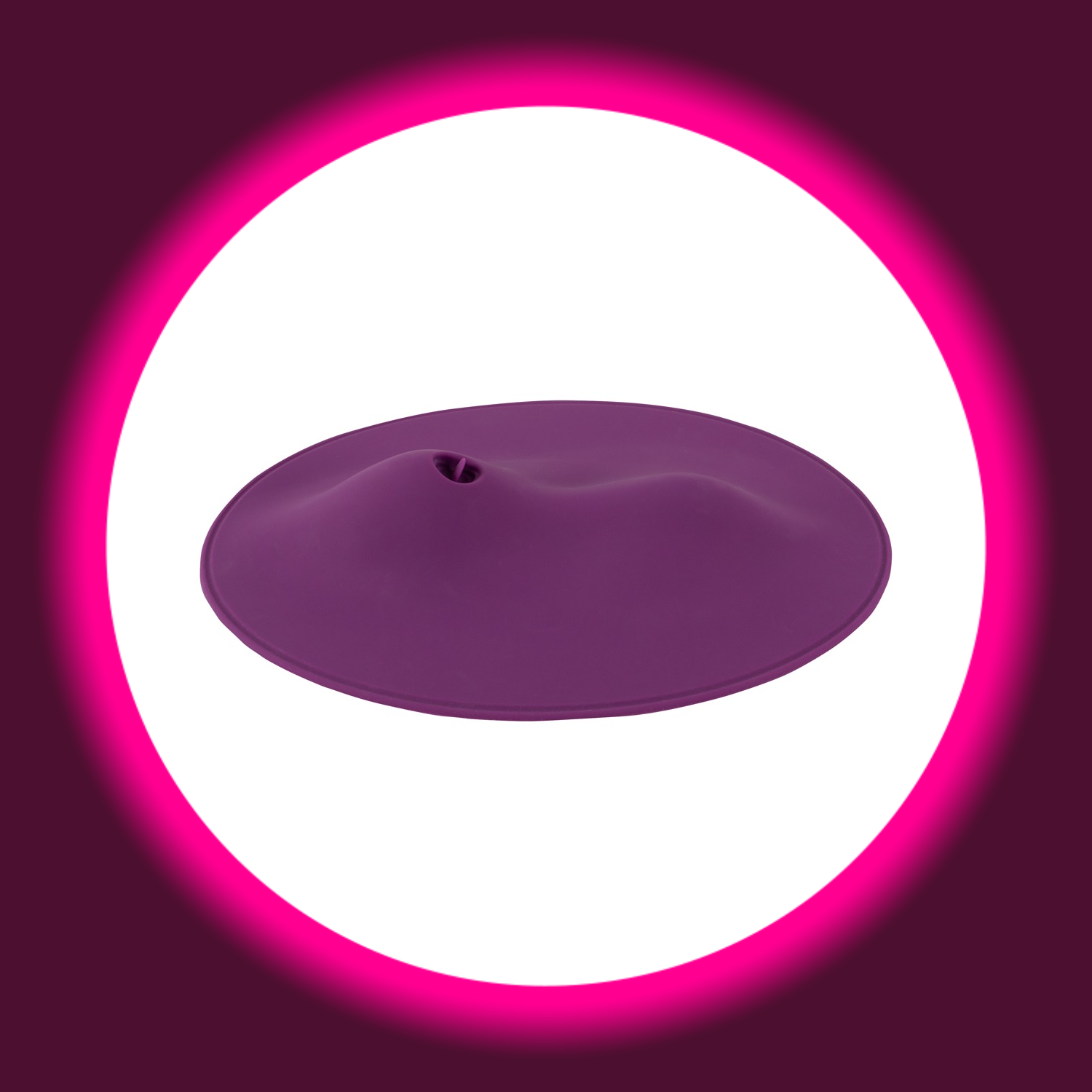 violettes Vibepad 2 Vibrokissen mit Leckzunge und Vibrohügeln