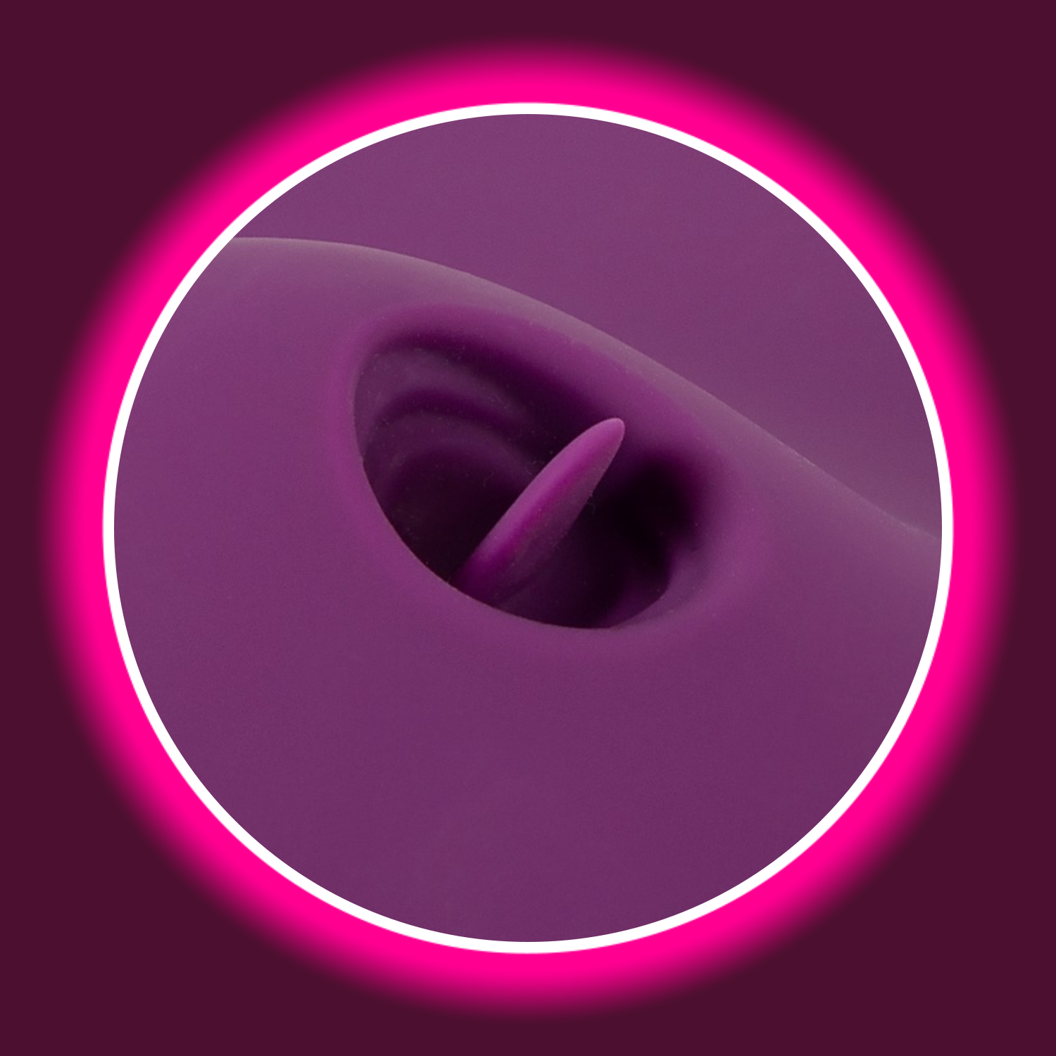 Leckzunge des violetten Vibepad 2 Vibrokissens