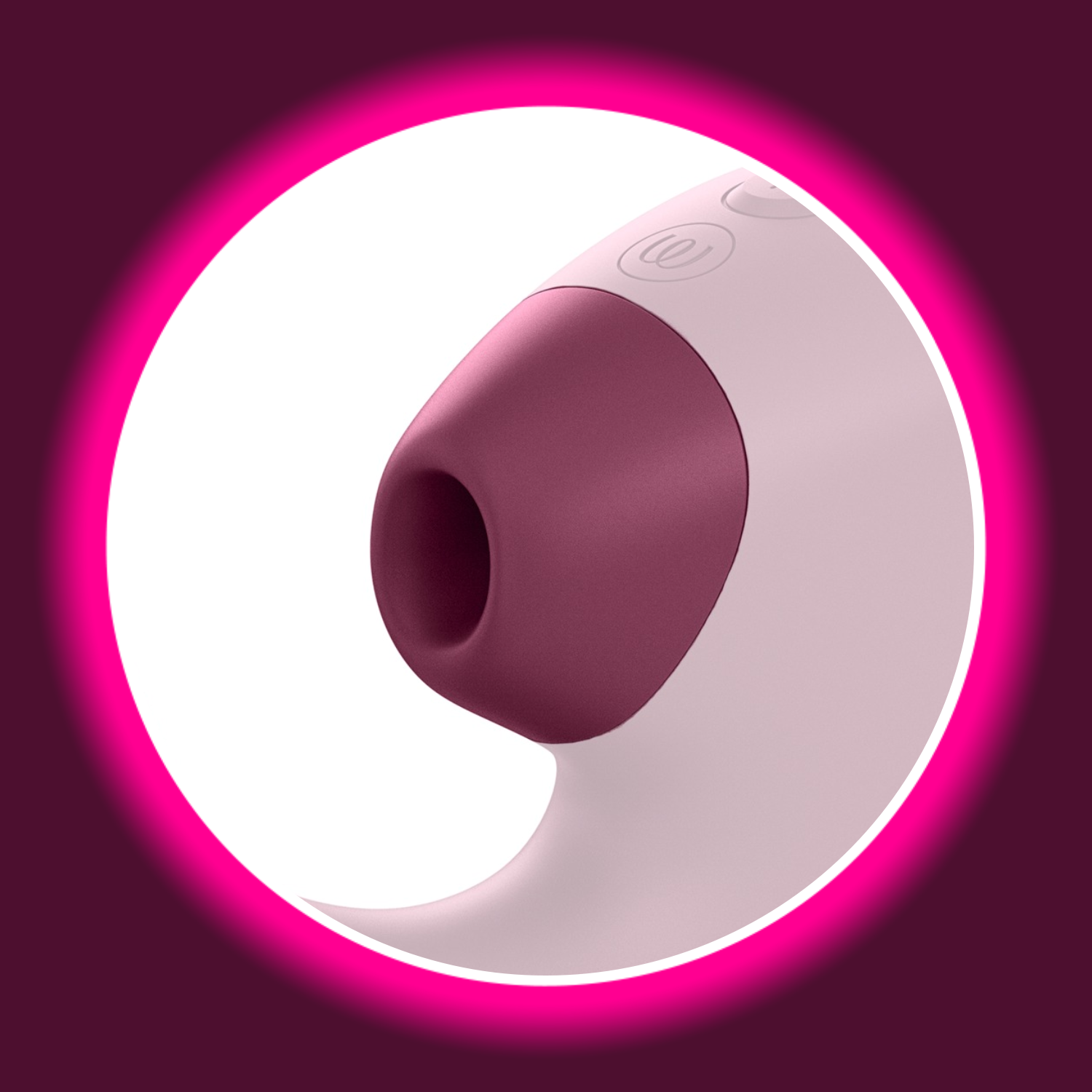 Ersatzkappe in dunkelrosa für den Pulsator Womanizer Next Duo